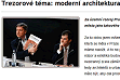 větší obrázek: V článku "Trezorové téma: moderní architektura" na svém webu se dušuje, že o medvědovi na konferenci "nepadlo prakticky jediné slovo". Zdůvodňuje záštitu nad konferencí podporou diskusí mezi stavitelem, městem a veřejností. Poslední z trojice jmenovaných však na konferenci nesměla.