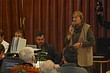 větší obrázek: Za radnici byla přítomna "koordinátorka strategických projektů" Ing. Jaroslava Trnková, která besedu moderovala