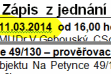 větší obrázek: Vinička potřetí v Komisi územního rozvoje v březnu 2014: vyřčeny dílčí zásady pro návrh nového objektu