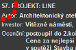 větší obrázek: Pro Ledního medvěda byla zřejmě vytvořena nová kategorie "nejlepší projekt" v rámci tradiční soutěže "Stavba roku". Mezi 56 přihlášenými hotovými stavbami se objevuje jako 57. projekt, a postupuje dokonce do 2. kola soutěže... Případné další projekty v soutěži se nám nepodařilo dohledat.