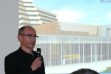 větší obrázek: Multifunkční operační centrum Malovanka - to je název budovy nad ústím tunelu. Představuje ji Ing. arch. Petr Páv z A32 s.r.o.